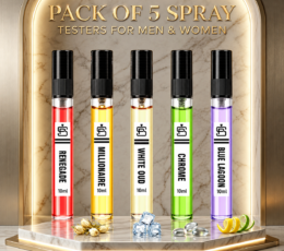 5 Perfume Testers Pack For Unisex Men Women | Shavez Perfumes