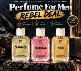Rebel Deal | Perfume For Men | 3 Perfumes Package