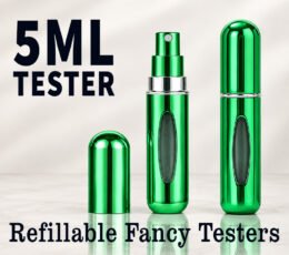 Green Mini Travel 5ml Refillable Atomizer Perfume Spray Bottle
