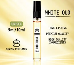 White Oud Unisex Perfume Tester 5ml 10ml For Men Women